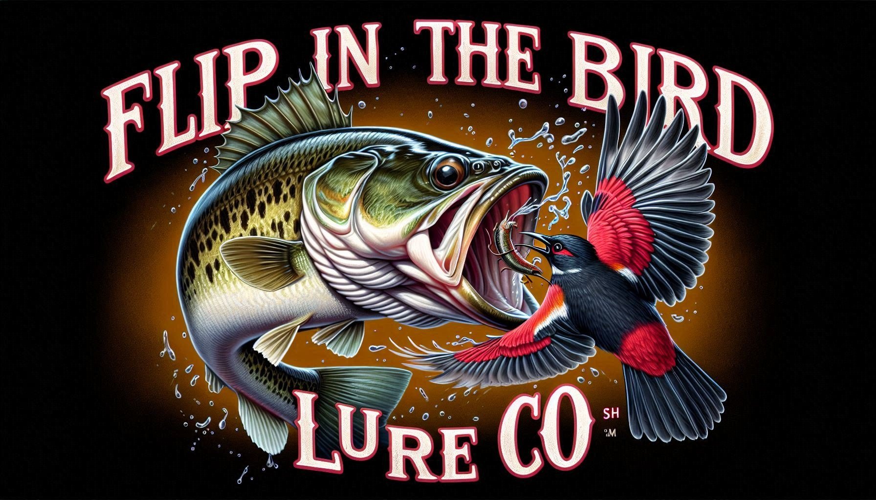 Red Breasted Bird fishing lure by Flip in the bird lure. — Flip In